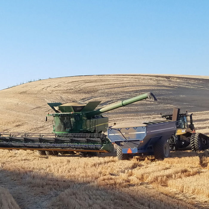 Monson Brothers Combine Unloading