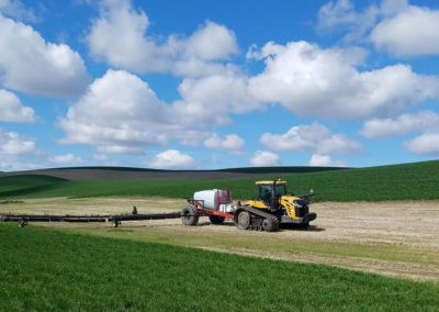 Tractor and Sprayer