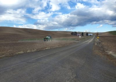 Spraying at Dusty